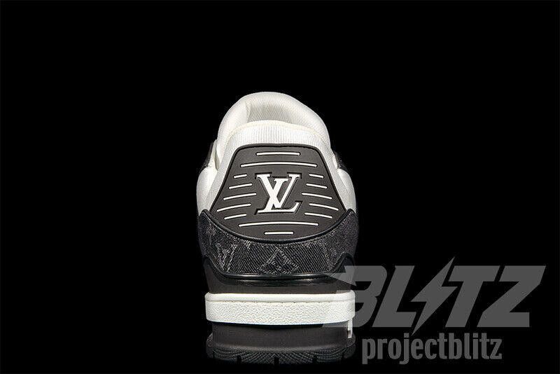 Louis Vuitton LOUIS VUITTON LV TRAINER SNEAKER MONOGRAM DENIM VIRGIL ABLOH Size US 12 / EU 45 - 5 Thumbnail