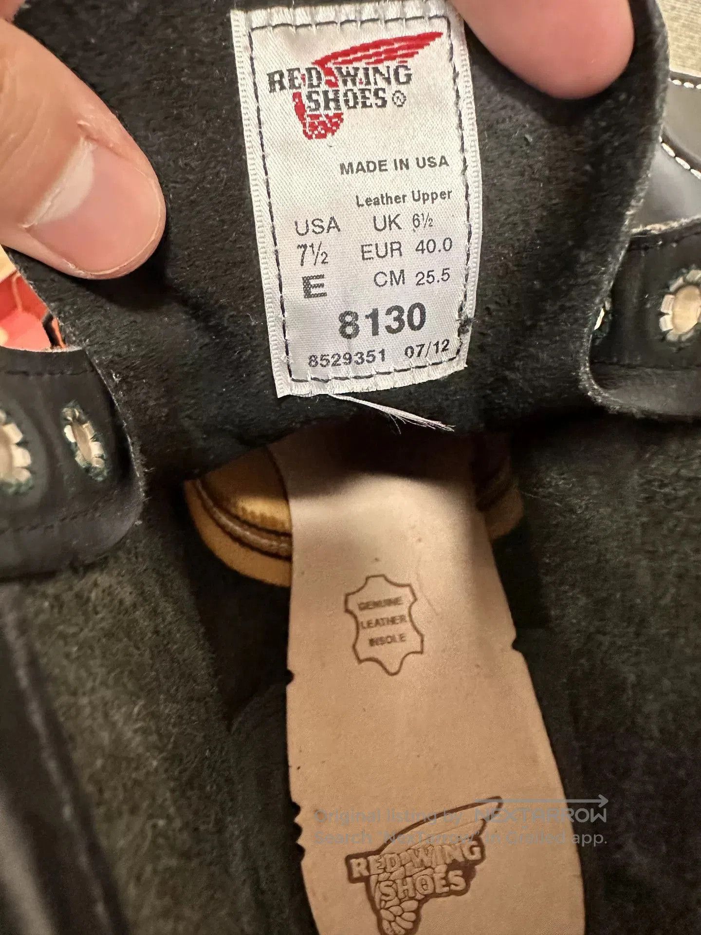 Red Wing Red Wing 8130. Size US 7.5 / EU 40-41 - 8 Thumbnail