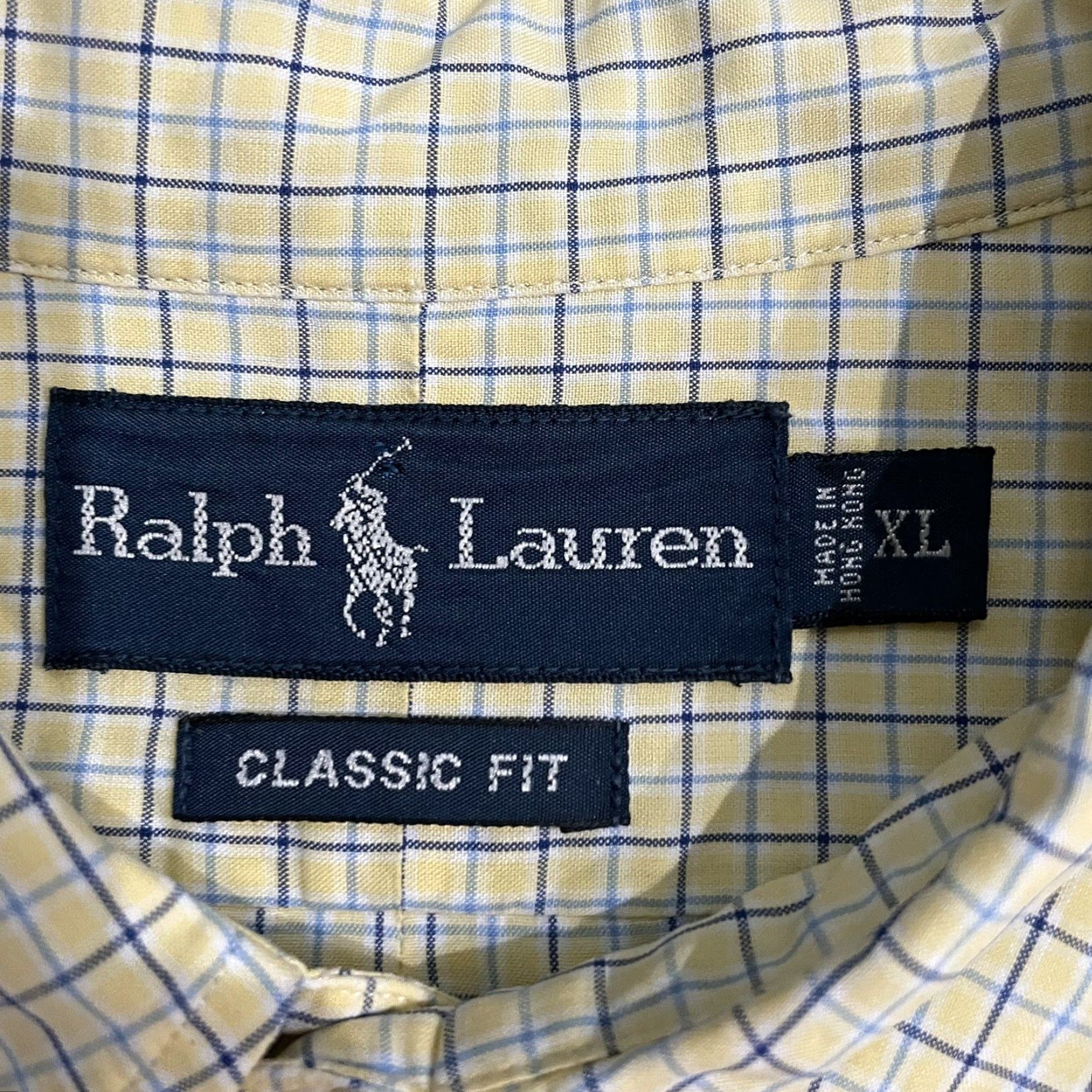 Ralph Lauren Ralph Lauren Men's XL Long Sleeve Plaid Button-Down Shirt Yellow Classic Fit Size US XL / EU 56 / 4 - 4 Thumbnail