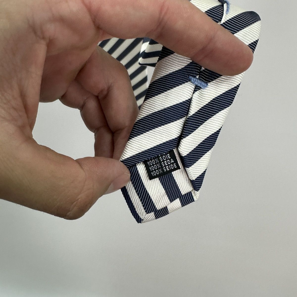 Pal Zileri Vintage 90s Pal Zileri Striped Silk tie Made in Italy luxury Size ONE SIZE - 5 Thumbnail