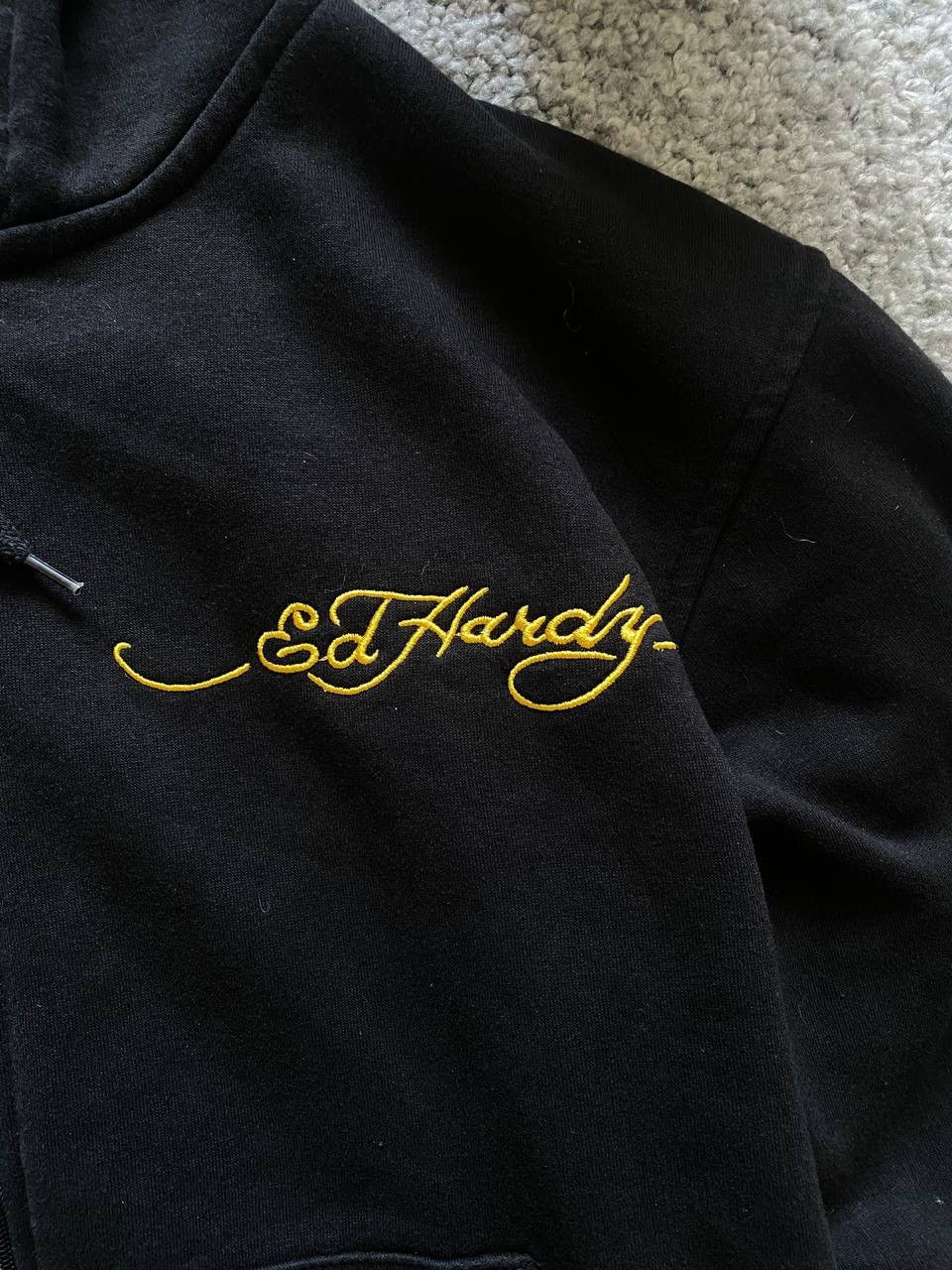 Christian Audigier × Ed Hardy × Vintage ❄️ VINTAGE ED HARDY Y2k ZIP UP HOODIE 🔥 Size US S / EU 44-46 / 1 - 4 Thumbnail