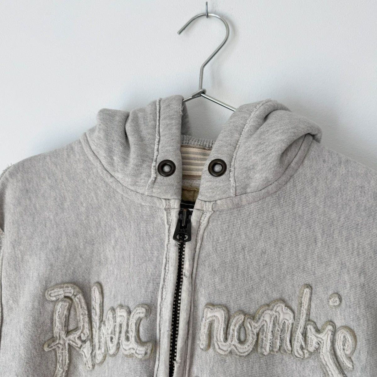 Abercrombie & Fitch Vtg 2000s Abercrombie & Fitch Distressed Zip Up Hoodie Y2K Size US L / EU 52-54 / 3 - 6 Thumbnail