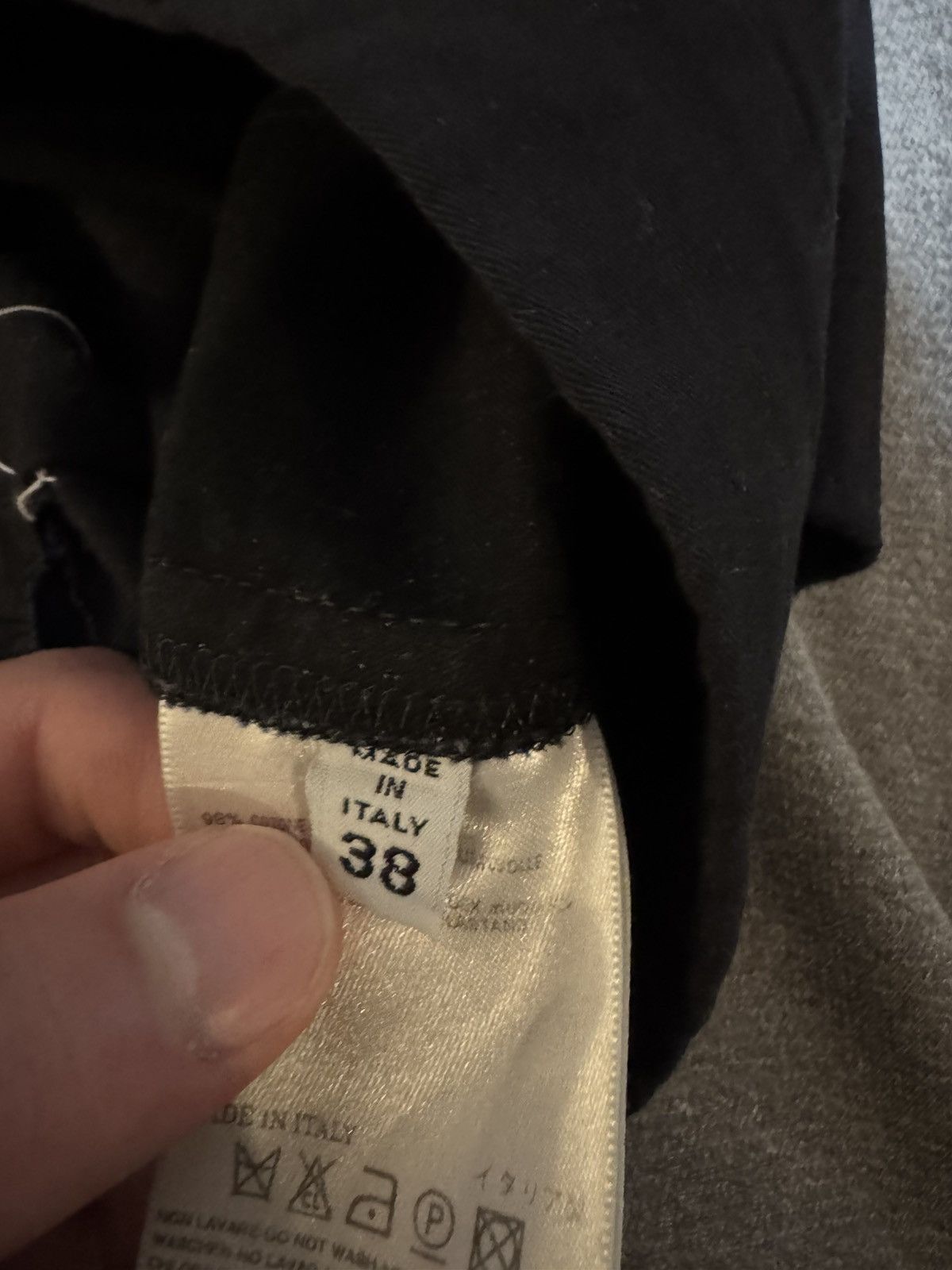 Maison Margiela Maison Margiela black faded dress pants Size US 31 - 7 Thumbnail