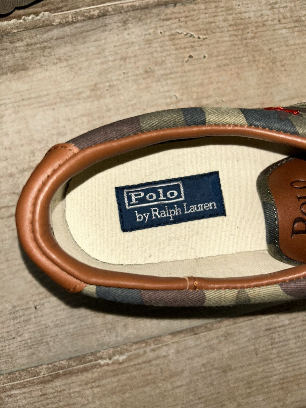Polo Ralph Lauren Polo Ralph Lauren - Vintage Low Top Camouflage Canvas Shoes Size US 11.5 / EU 44-45 - 5 Thumbnail