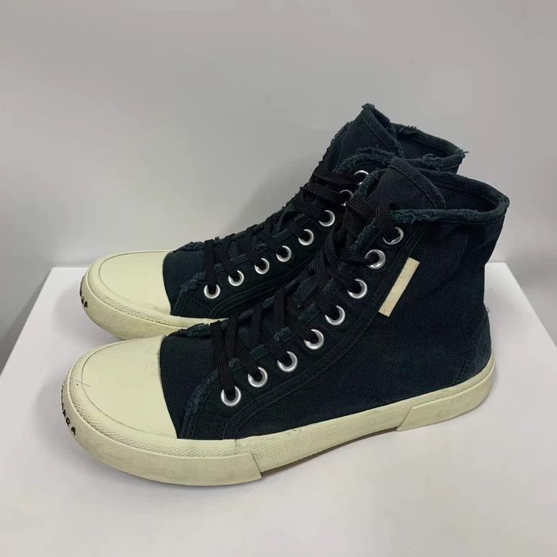 Balenciaga Balenciaga high top canvas sneakers Size US 8 / EU 41 - 4 Thumbnail