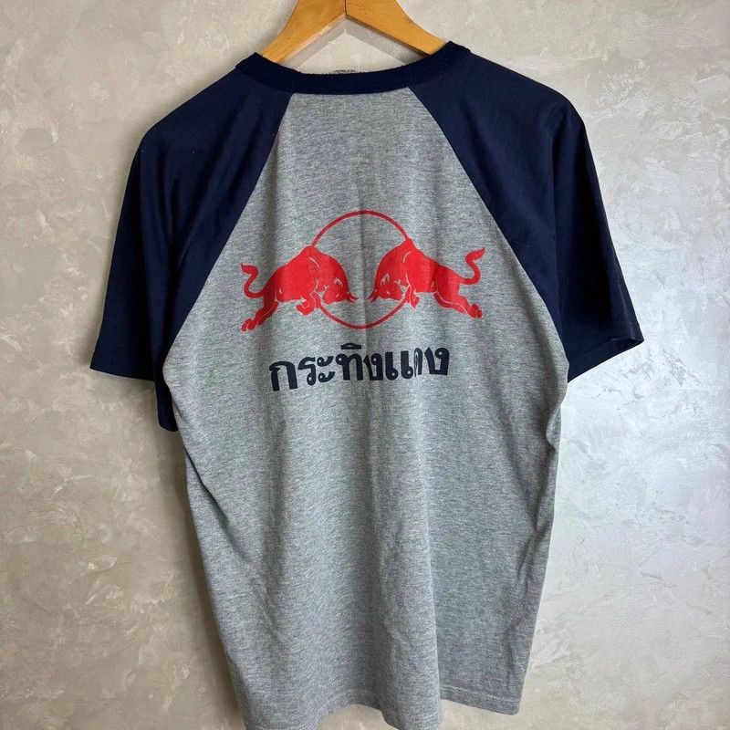Red Bull L Red Bull Graphic T-Shirt Grey Navy Short Sleeve Thailand Size US M / EU 48-50 / 2 - 2 Thumbnail