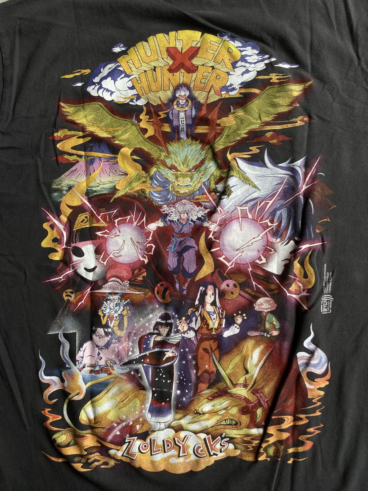 Anime Hunter X Hunter Zoldyk Family Anime Killua Green Day T-Shirt Size US L / EU 52-54 / 3 - 5 Thumbnail