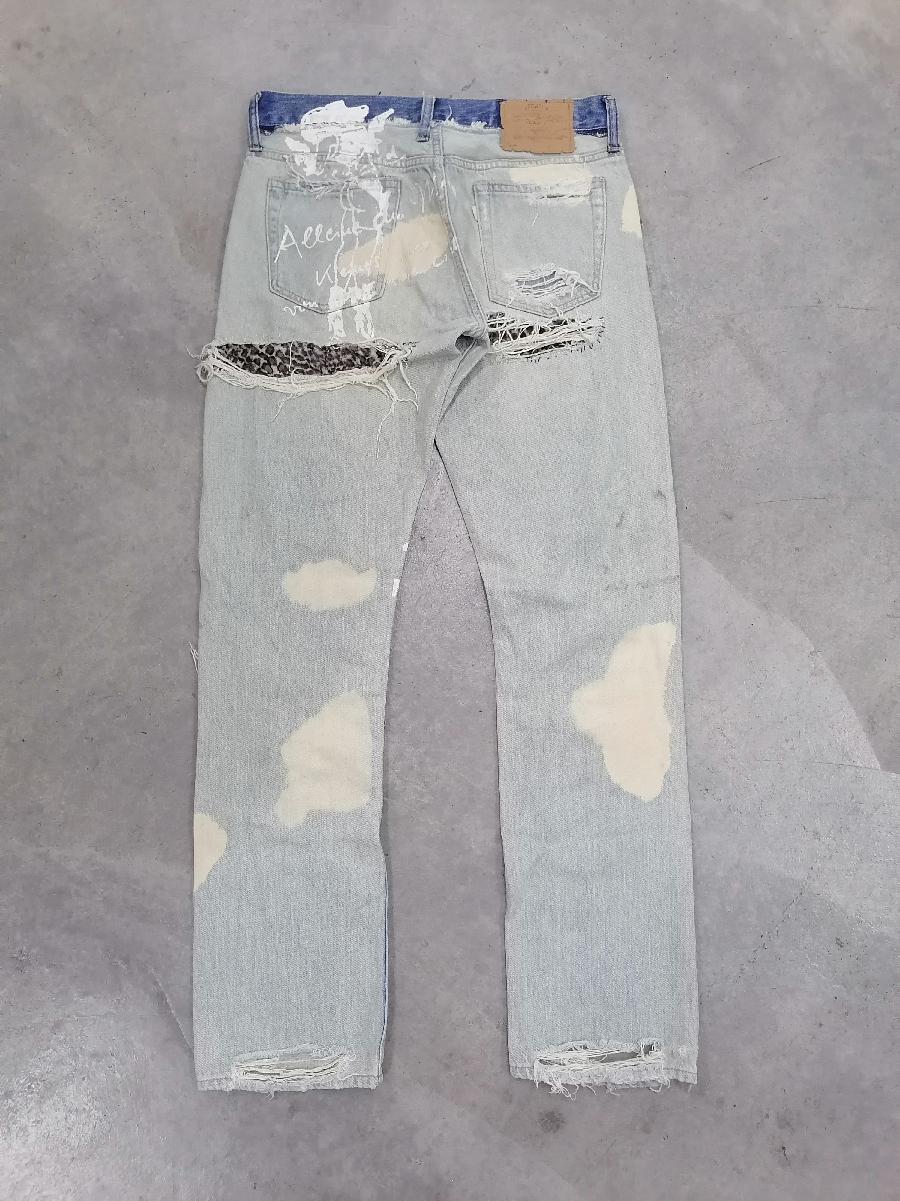 If Six Was Nine × Japanese Brand Destroy Jeans RNA Distressed Denim Pants Size US 29 - 10 Thumbnail
