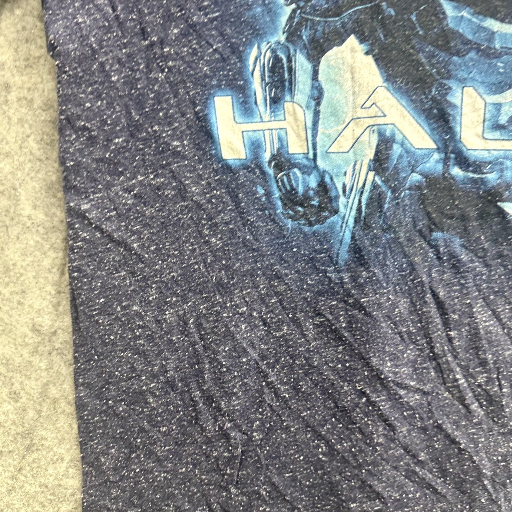 Vintage Halo Shirt Mens XL Blue Graphic Tee Xbox Master Chief Video Game Cotton Size US XL / EU 56 / 4 - 6 Thumbnail