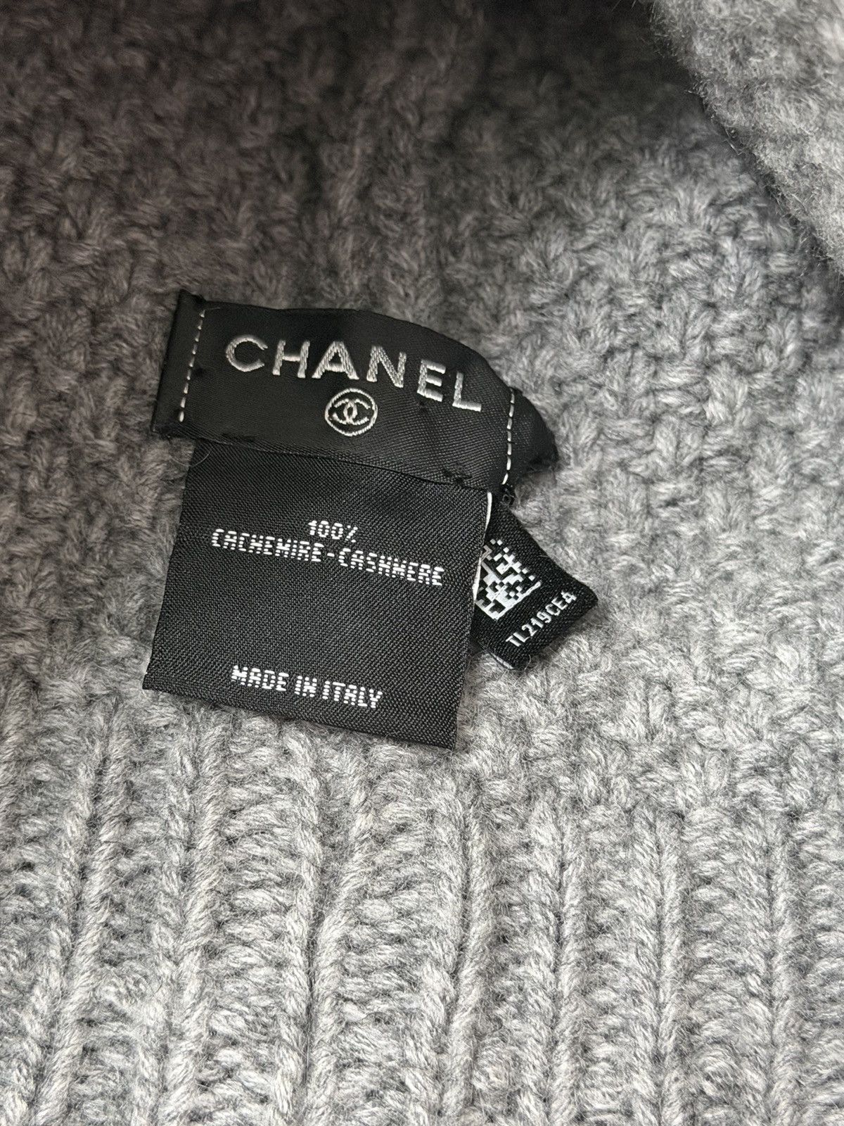 Chanel Chanel Cashmere Beanie Grey Size ONE SIZE - 5 Thumbnail
