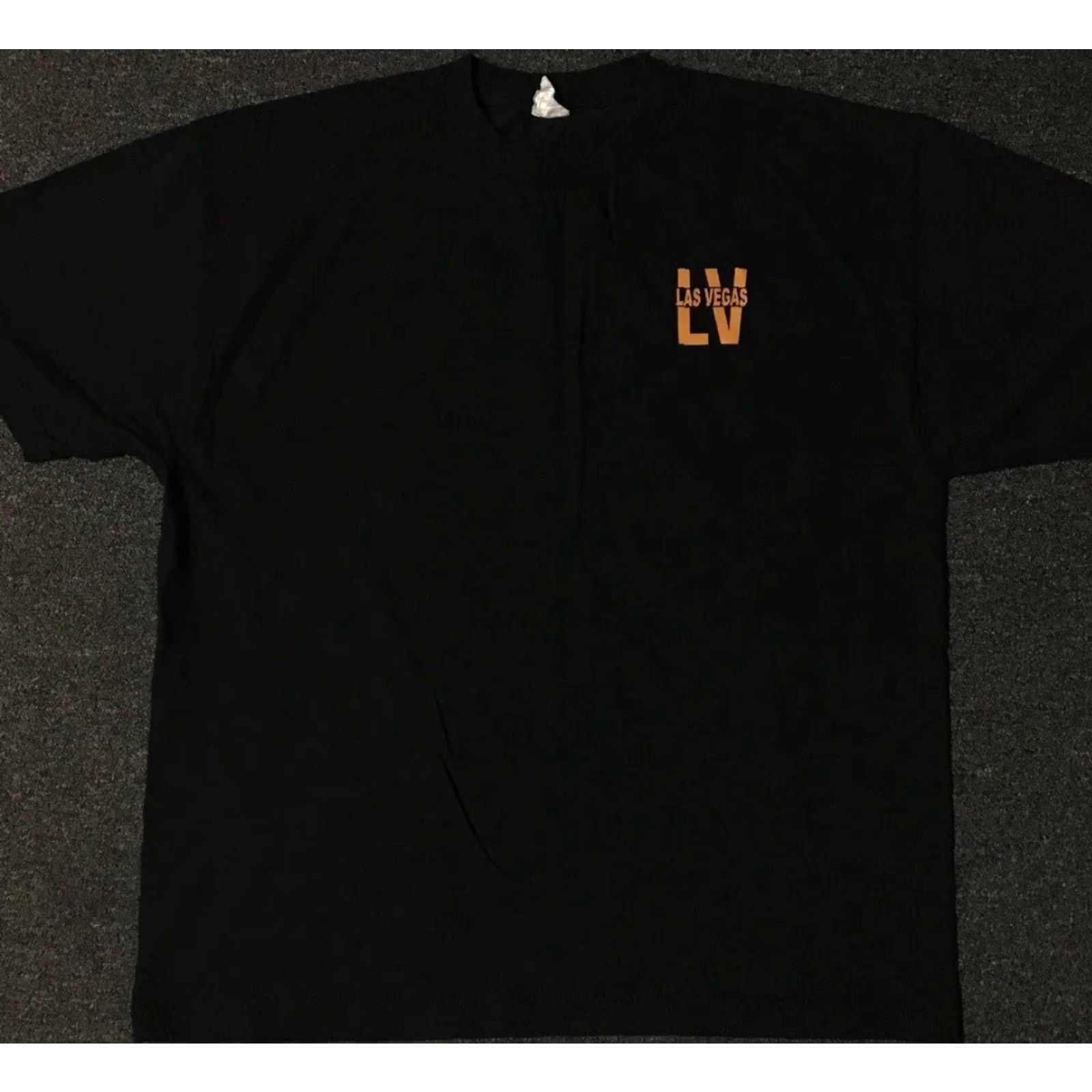 Vintage VINTAGE Police Officer Lie On Your Back Las Vegas Shirt 2XL Black Mens T-Shirt Funny Cop 90s Humor Bar Joke Sports USA Hip Hop Size US XXL / EU 58 / 5 - 2 Thumbnail