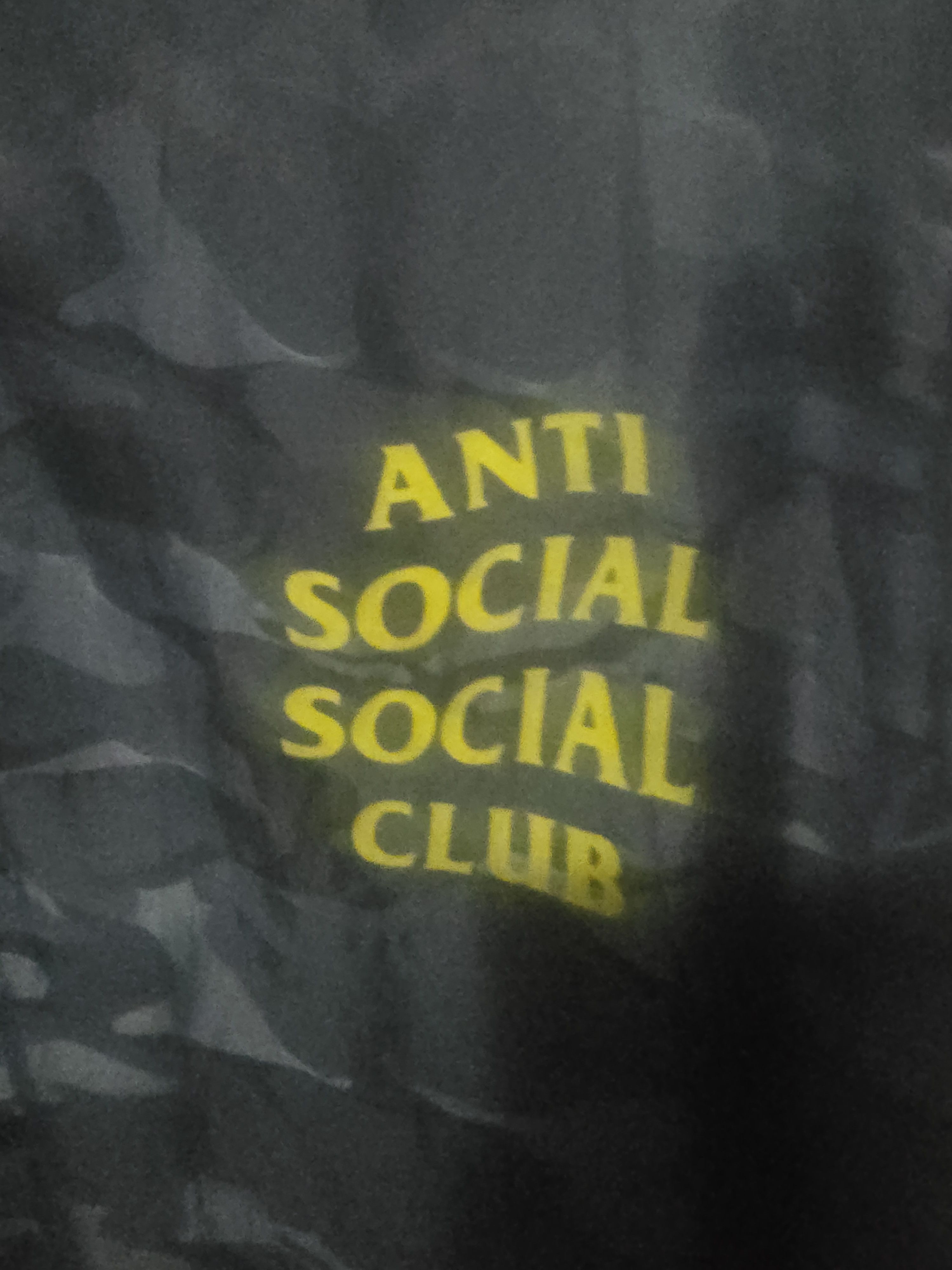 Anti Social Social Club Anti Social Social Club Camouflage Jacket Yellow Logo Size S Size US S / EU 44-46 / 1 - 2 Thumbnail