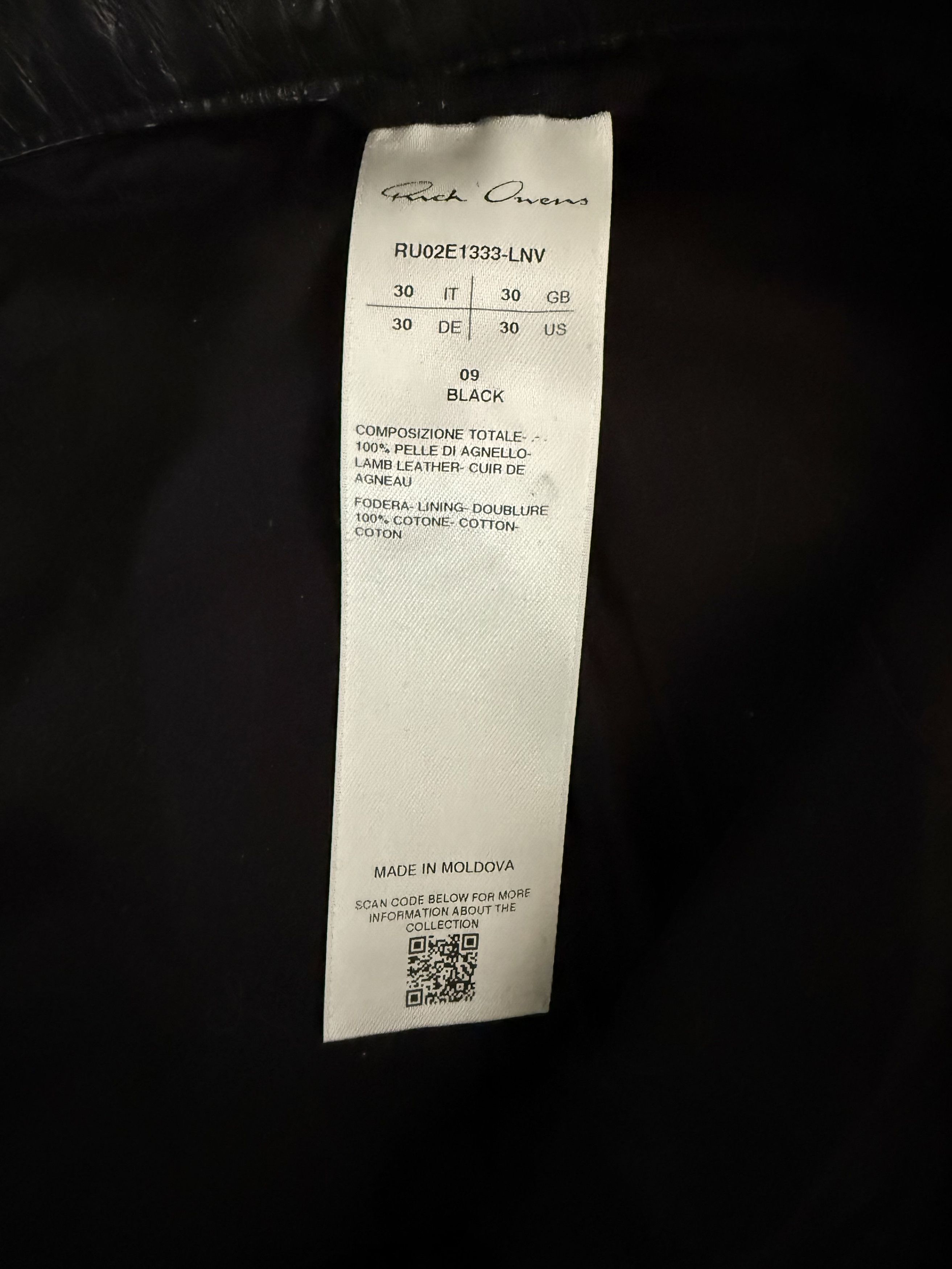 Rick Owens CONCORDIANS Geth Veg Tanned Lamb Size US 30 / EU 46 - 13 Thumbnail