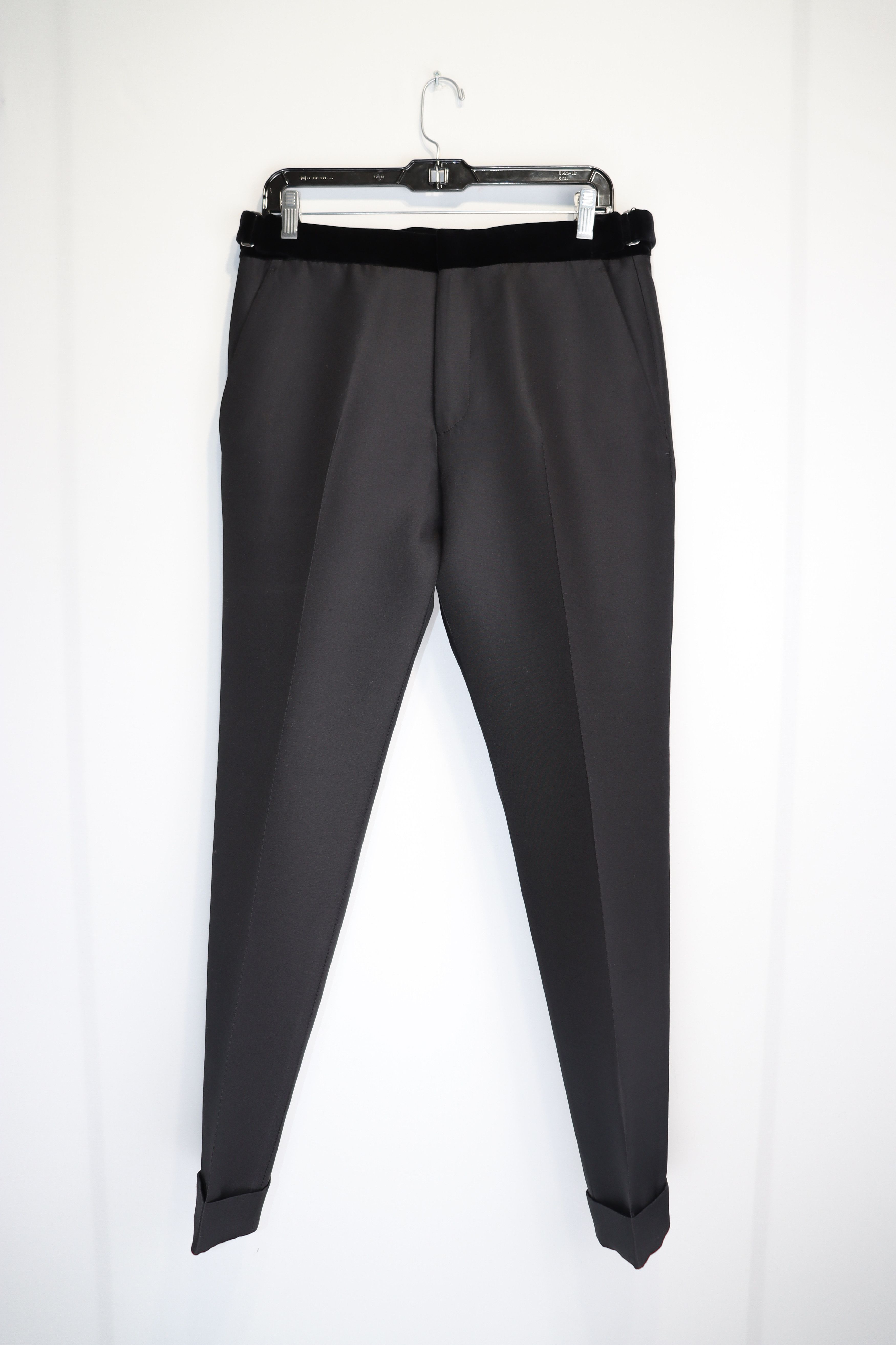 Tom Ford o1rshd1 Velvet Lapel Evening Suit in Black Size US S / EU 44-46 / 1 - 5 Thumbnail