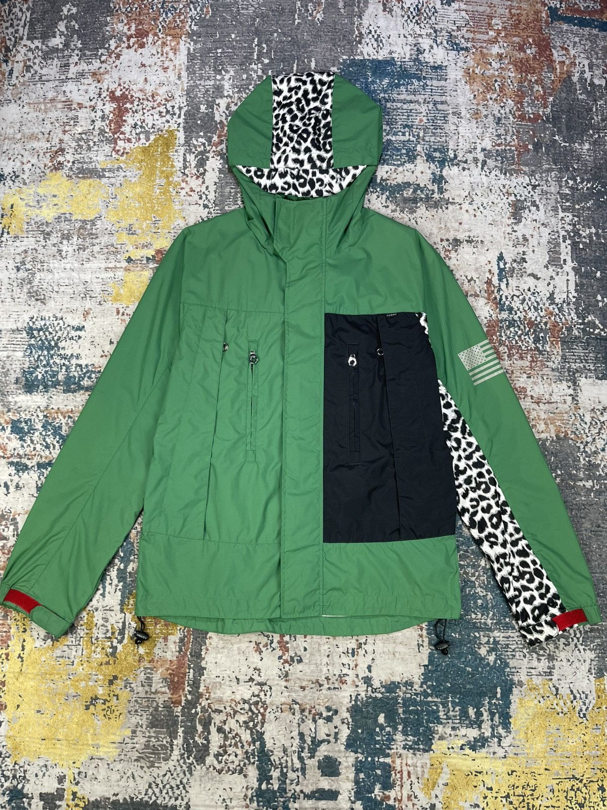 Tommy Hilfiger Vtg Tommy NYC Leopard Print Lightweight Jacket Size US M / EU 48-50 / 2 - 5 Thumbnail