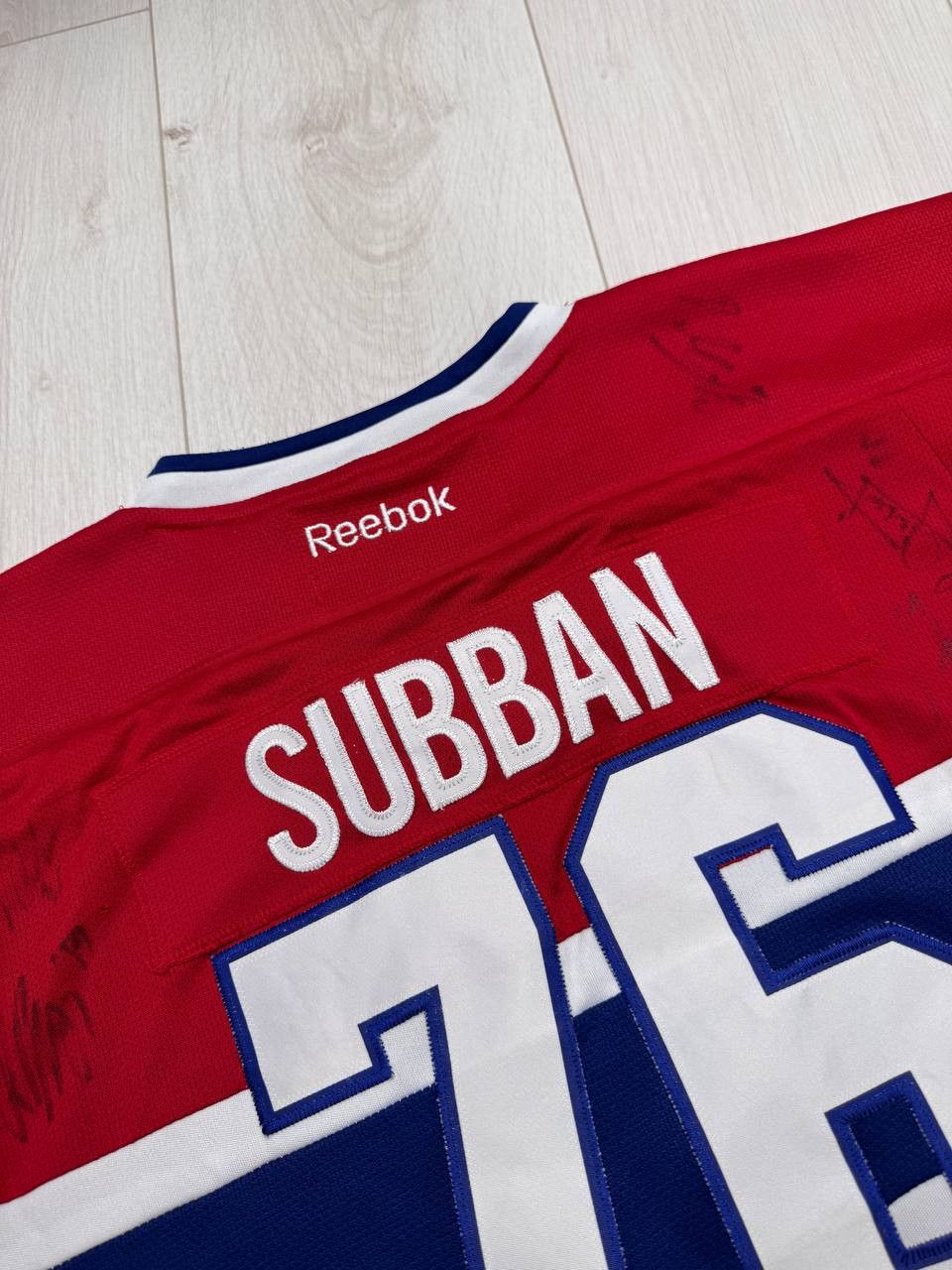NHL × Reebok SIGNED Reebok NHL Montreal Canadiens Hockey Jersey Youth Size US XS / EU 42 / 0 - 12 Thumbnail