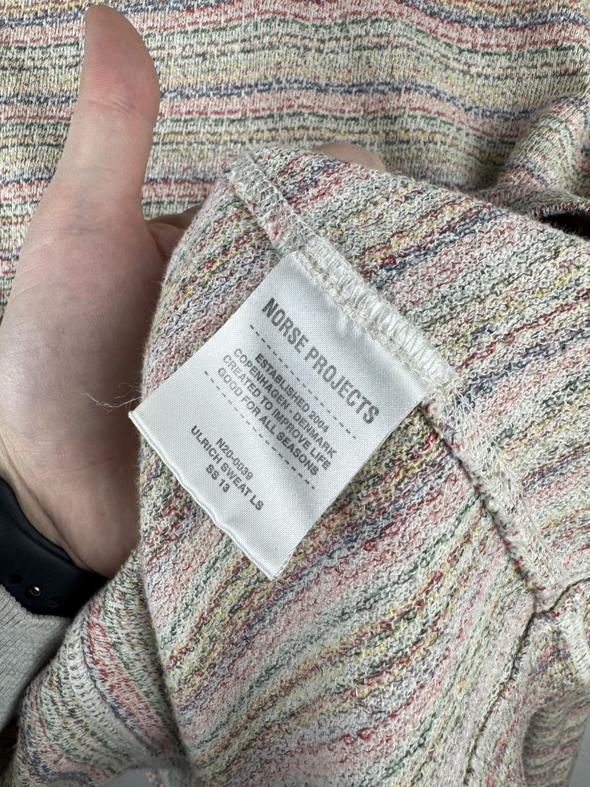 Norse Projects Men’s Norse Projects Ulrich Long Sleeve Sweatshirt size L Size US L / EU 52-54 / 3 - 7 Thumbnail