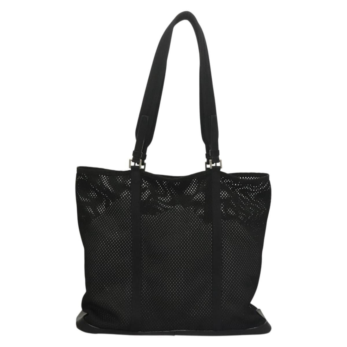 Prada PRADA Tote Bag Nylon Black Silver Size ONE SIZE - 3 Thumbnail