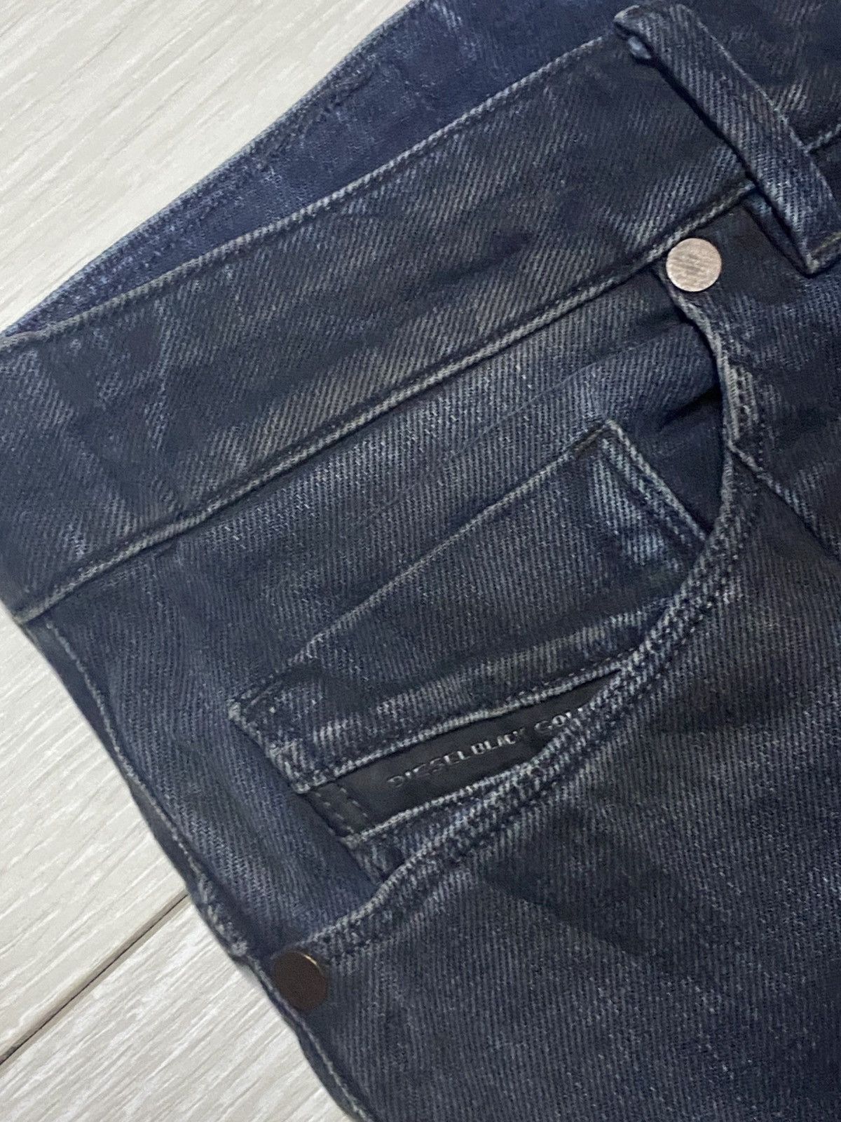Diesel Black Gold Vintage Diesel Black Gold Distressed Slim Skinny Fit Pants Size US 30 / EU 46 - 7 Thumbnail