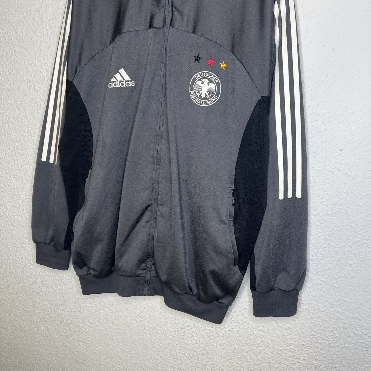 Adidas Vintage Adidas Germany 90s Training Soccer Jacket Sweatshirt Size US L / EU 52-54 / 3 - 2 Thumbnail