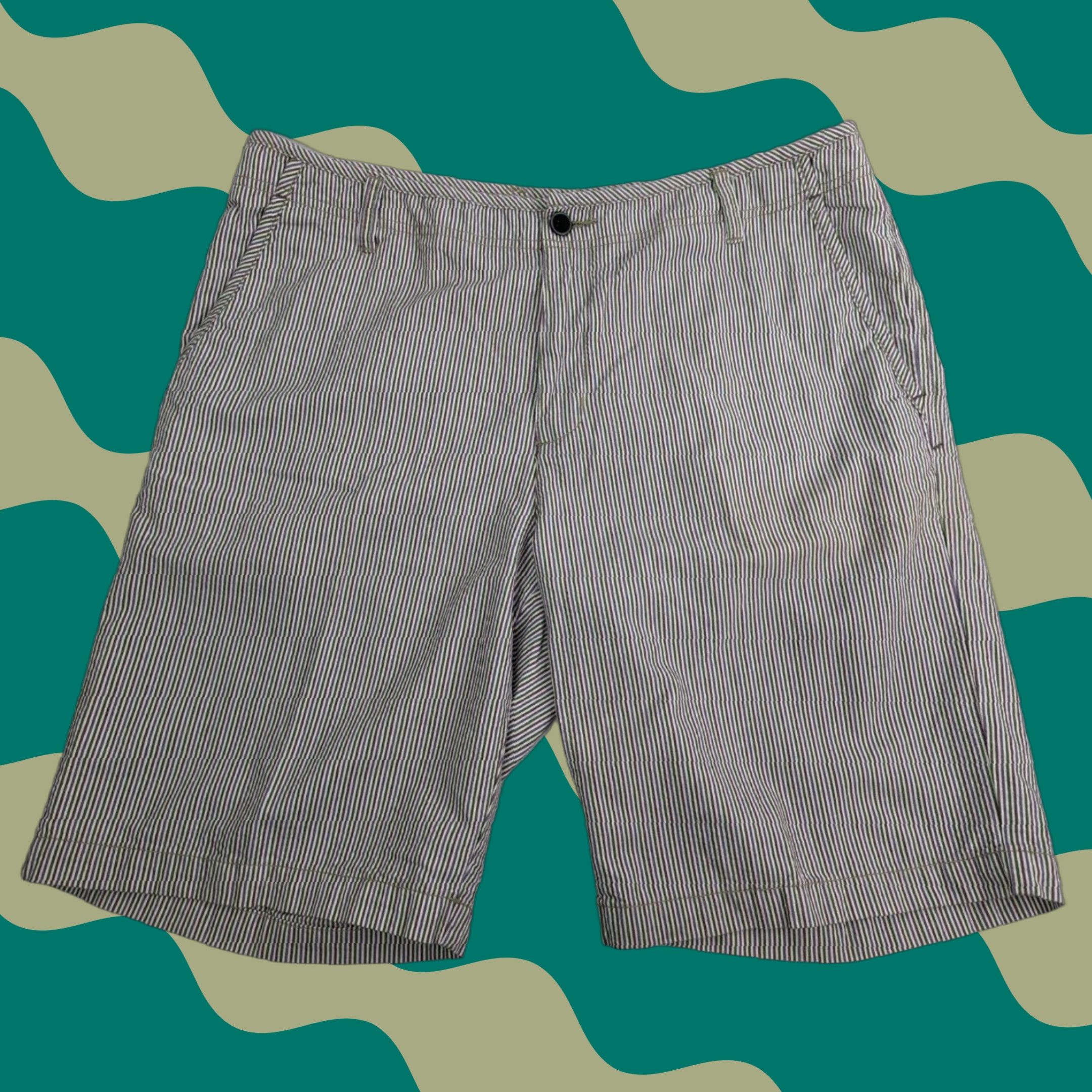 Tommy Bahama Tommy Bahama Paradise Nation Shorts Men's 35 Cotton Multicolor Stripe Size US 35 - 1 Thumbnail