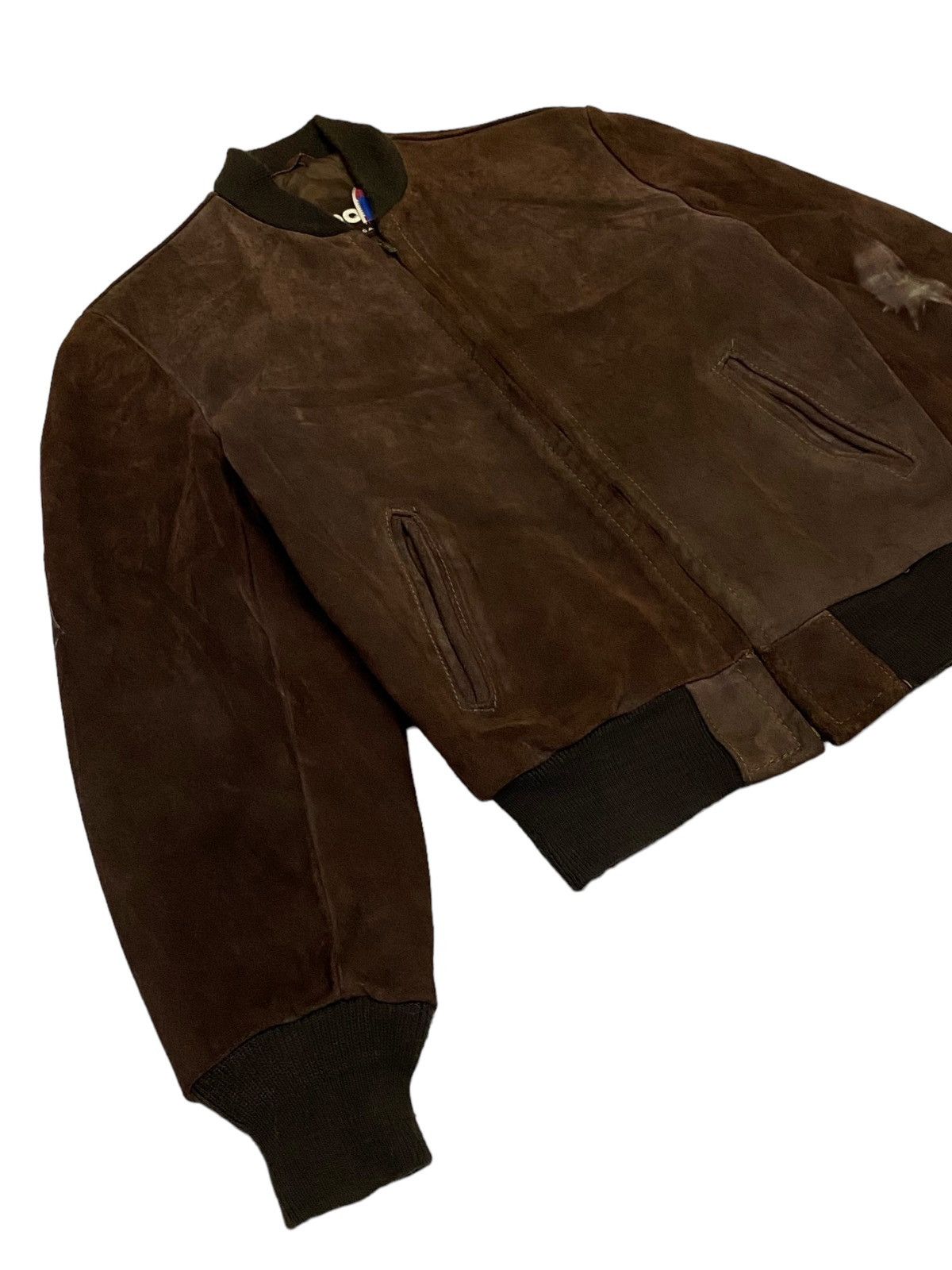 Schott Vintage Schott Suede Leather Bomber Jacket Size 38 Size US S / EU 44-46 / 1 - 18 Thumbnail
