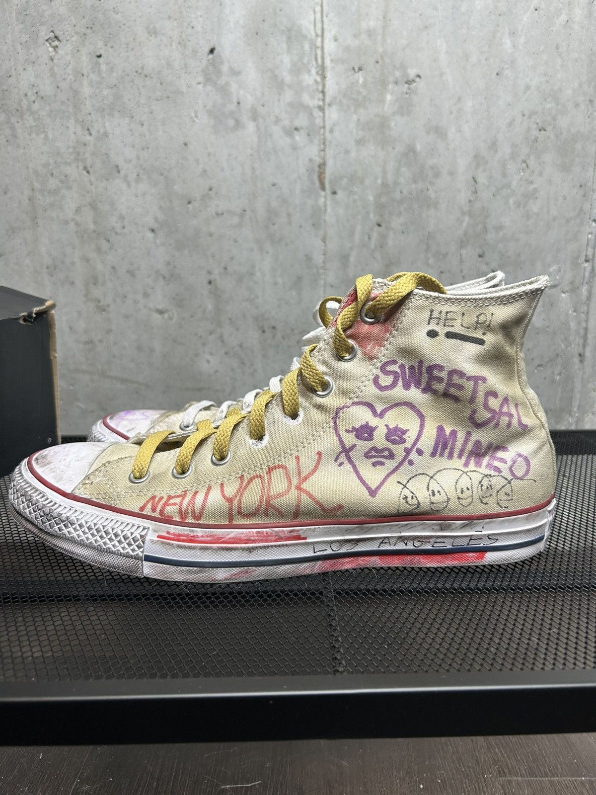 Paly Hollywood GRAIL PALY HOLLYWOOD HAND DRAWN CONVERSE Size US 11 / EU 44 - 1 Thumbnail