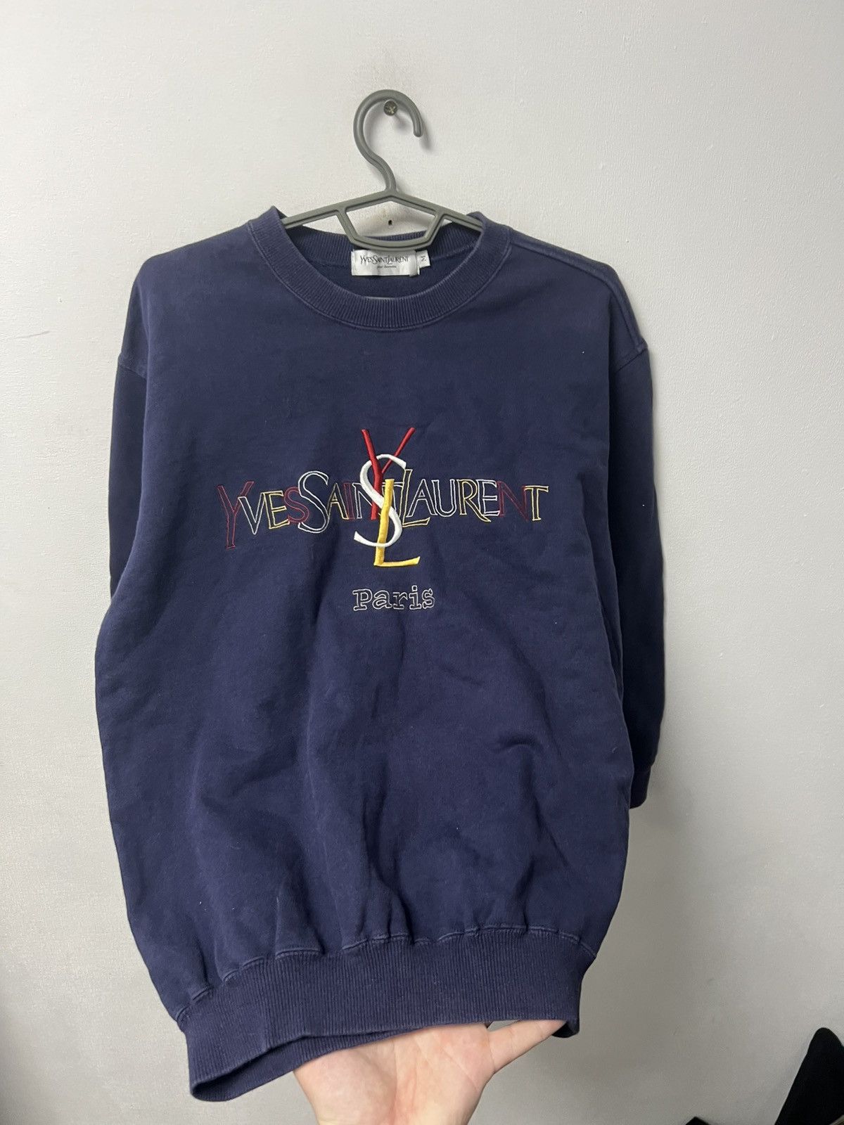 Yves Saint Laurent Vintage Yves Saint Laurent Sweatshirt Size US M / EU 48-50 / 2 - 3 Thumbnail
