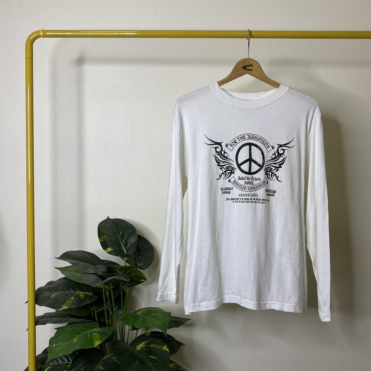 If Six Was Nine × Japanese Brand × Le Grande Bleu (L.G.B.) For The Judgement Cyber Grunge Gothic Punk L/S T Shirt Size US M / EU 48-50 / 2 - 1 Thumbnail