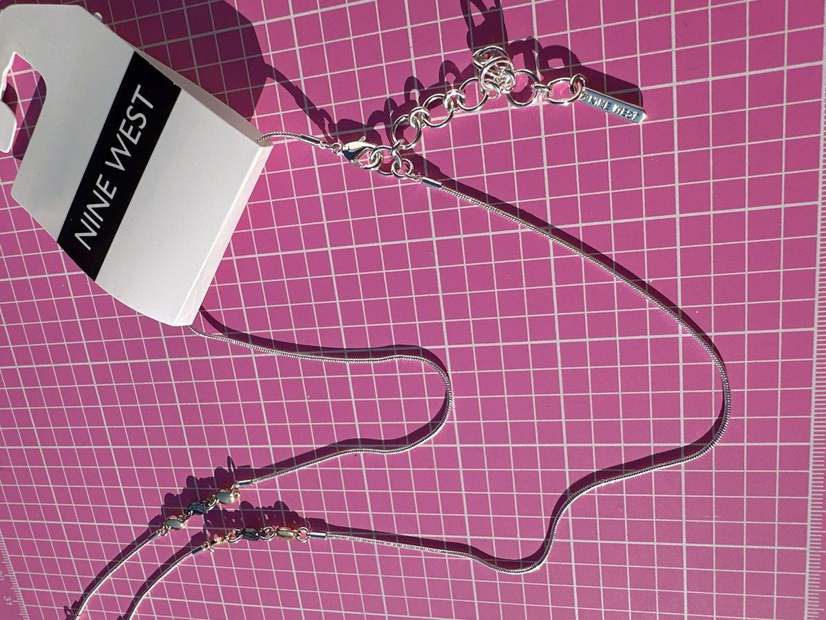 Nine West Nine West Silver bass metal chain 3 colors beads Tassel Size ONE SIZE - 8 Thumbnail