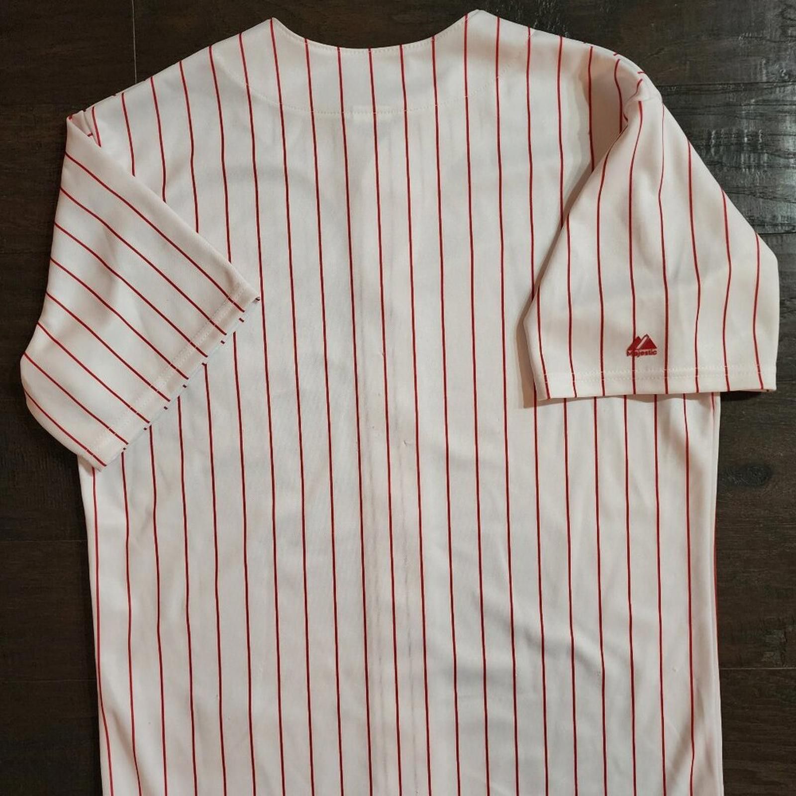 Majestic Vintage Red Sox white jersey No name or number ajestic Sz M Size US M / EU 48-50 / 2 - 7 Thumbnail