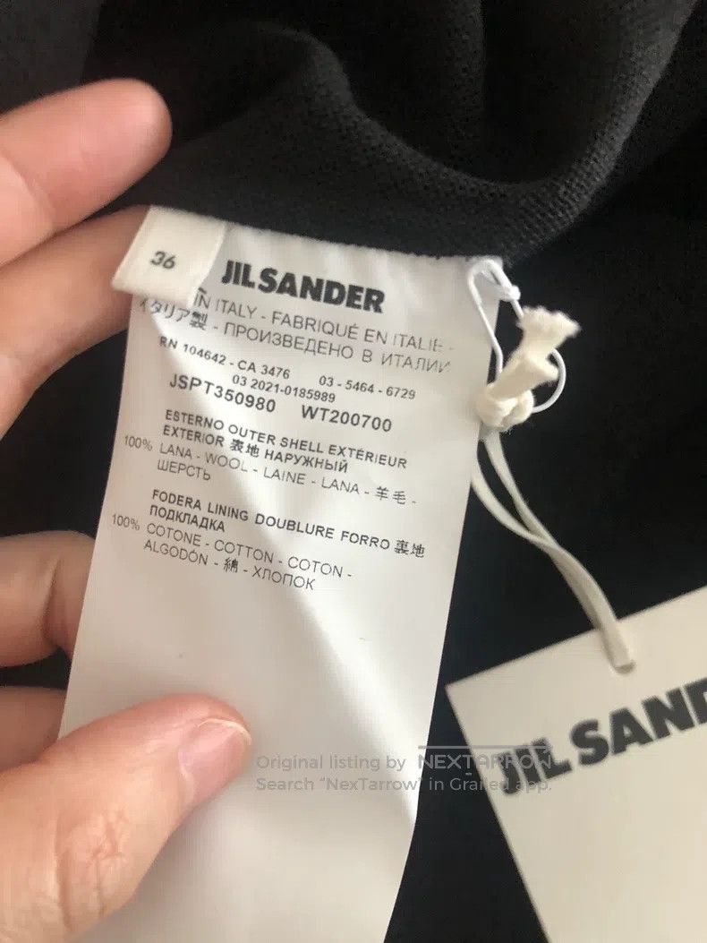 Jil Sander Jil Sander Black Skirt Size 24" / US 00 / IT 34 - 5 Thumbnail