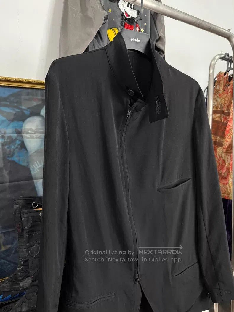 Yohji Yamamoto Yohji Yamamoto Diagonal zip jacket Size US M / EU 48-50 / 2 - 5 Thumbnail