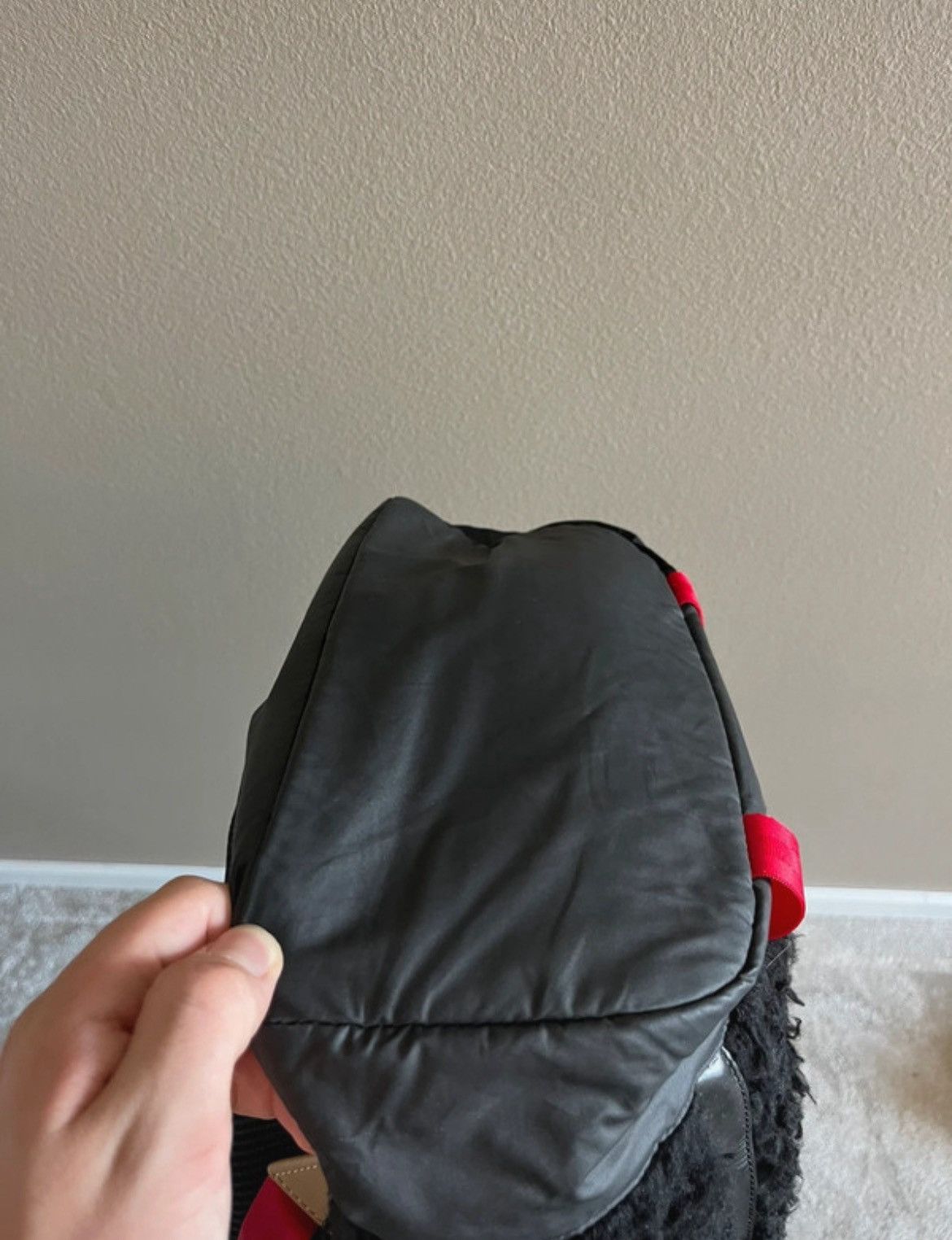 Yohji Yamamoto Y-3 Backpack Yohji Yamamoto Sheepskin Black Fall/Winter 2014 Size ONE SIZE - 10 Thumbnail