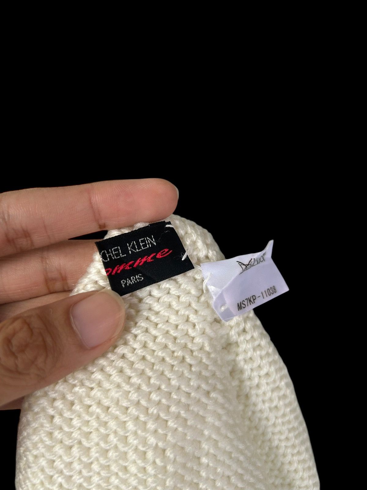Japanese Brand × Kapital × Vintage Michael Klein Skull Knitted Big Beanie Hats Rare ☠️☠️ Size ONE SIZE - 15 Thumbnail