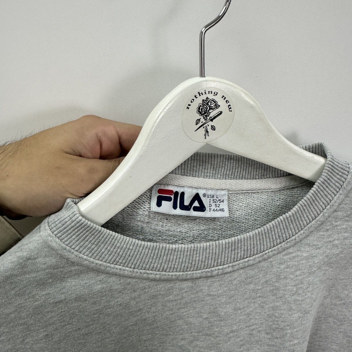 Fila Vintage 90s Fila Sweatshirt Embroidered logo y2k Italy og Size US L / EU 52-54 / 3 - 8 Thumbnail