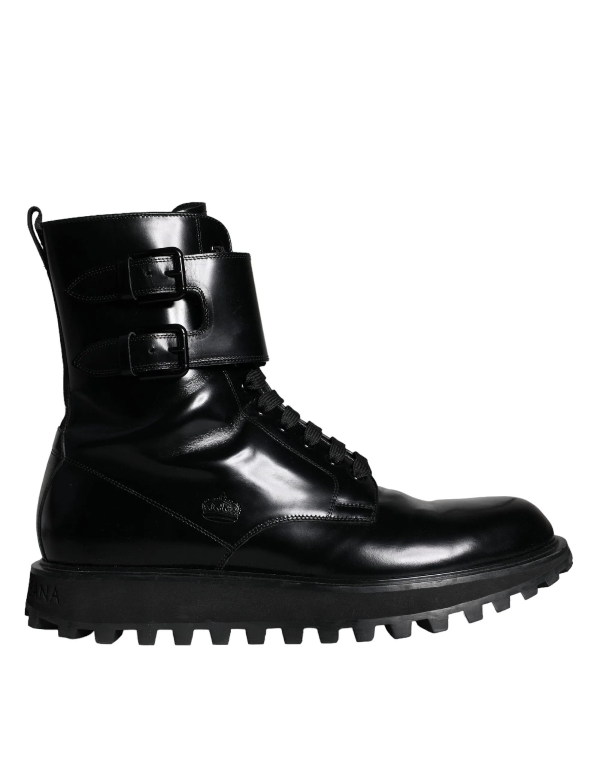 Dolce & Gabbana o1y0125 Logo Ankle Boots in Black Size US 6 / EU 39 - 1 Thumbnail
