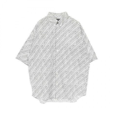 Balenciaga Balenciaga Archive Letters Cotton Poplin Black/White Size US XXS / EU 40 - 1 Thumbnail