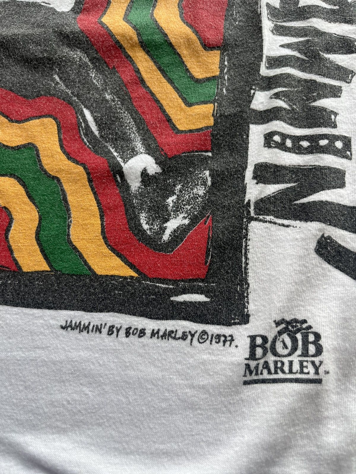 Nike × Vintage Vtg NIKE Michael Jordan Jammin’by Bob Marley 90’s tshirt Size US L / EU 52-54 / 3 - 7 Thumbnail