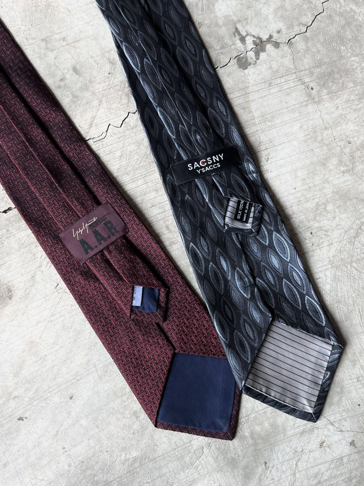 Yohji Yamamoto Yohji yamamoto japan tie Japanese necktie ysaccs Size ONE SIZE - 1 Thumbnail