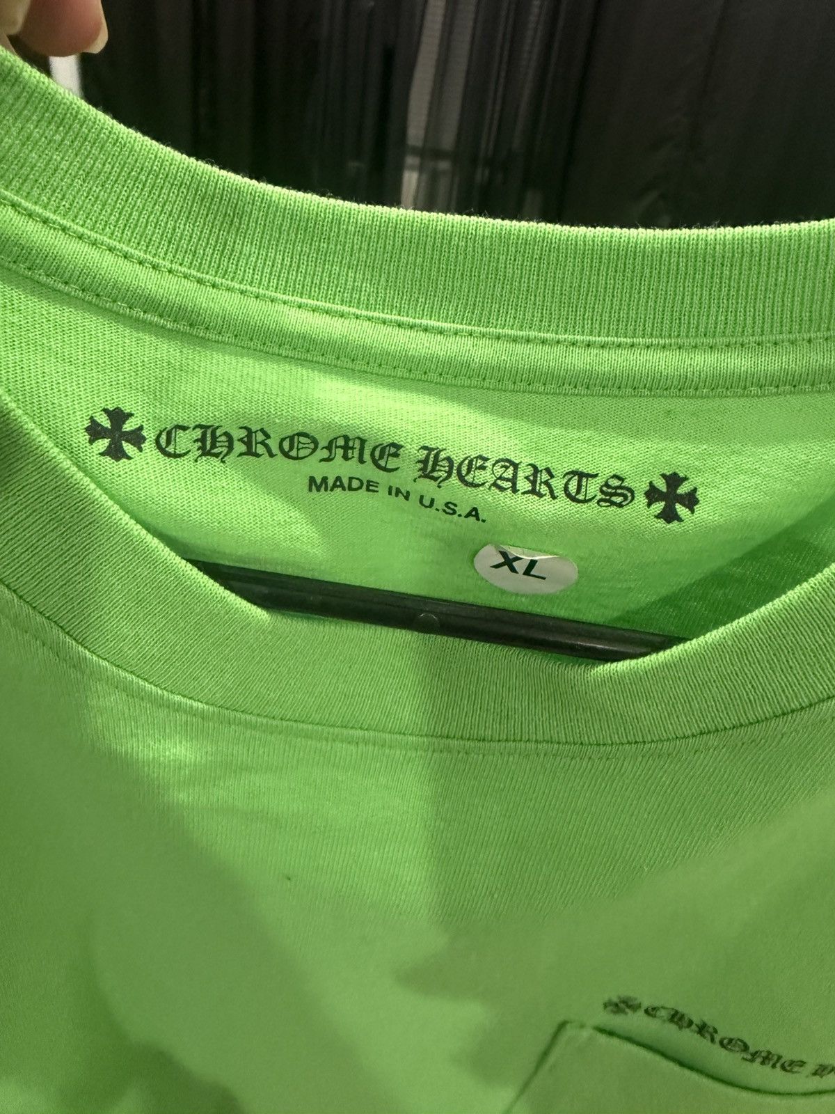 Chrome Hearts Chrome Heart Matty Boy Green SS Sex Shirt Size US XL / EU 56 / 4 - 3 Thumbnail
