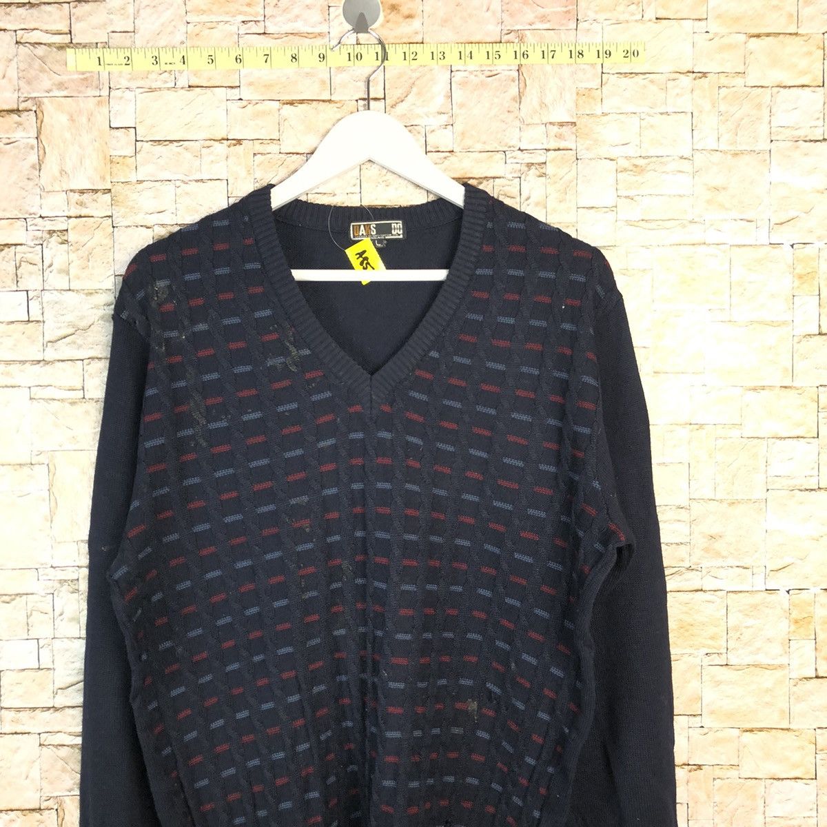 Homespun Knitwear × Japanese Brand Daks Do japan vintage Dark Blue Knitwear #A852 Size US M / EU 48-50 / 2 - 2 Thumbnail