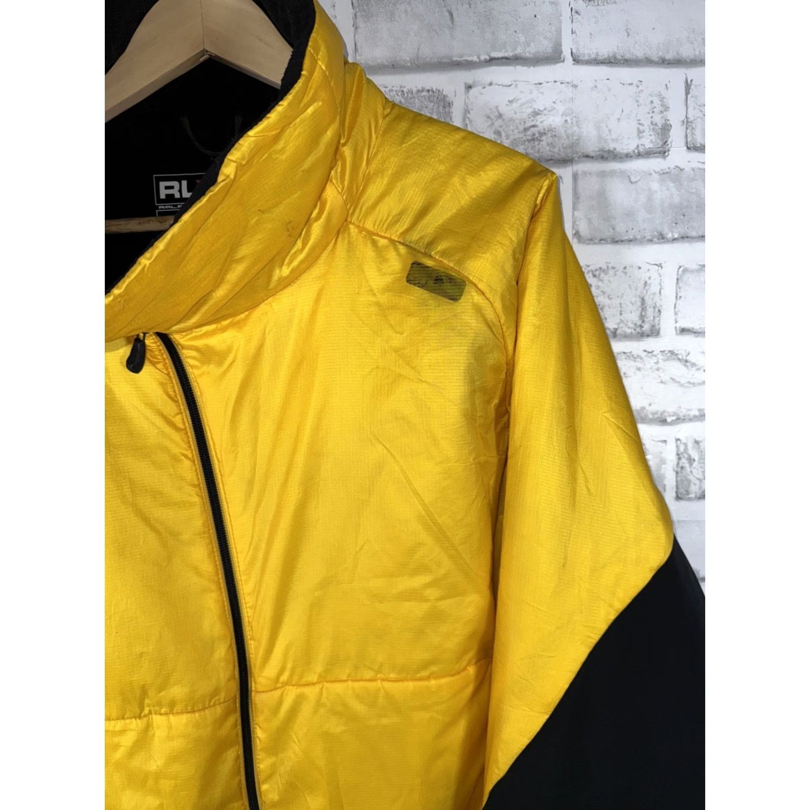 RLX Ralph Lauren RLX Ralph Lauren Jacket Mens XL Yellow Fleece Lined Wool/Polyester? Size US XL / EU 56 / 4 - 3 Thumbnail