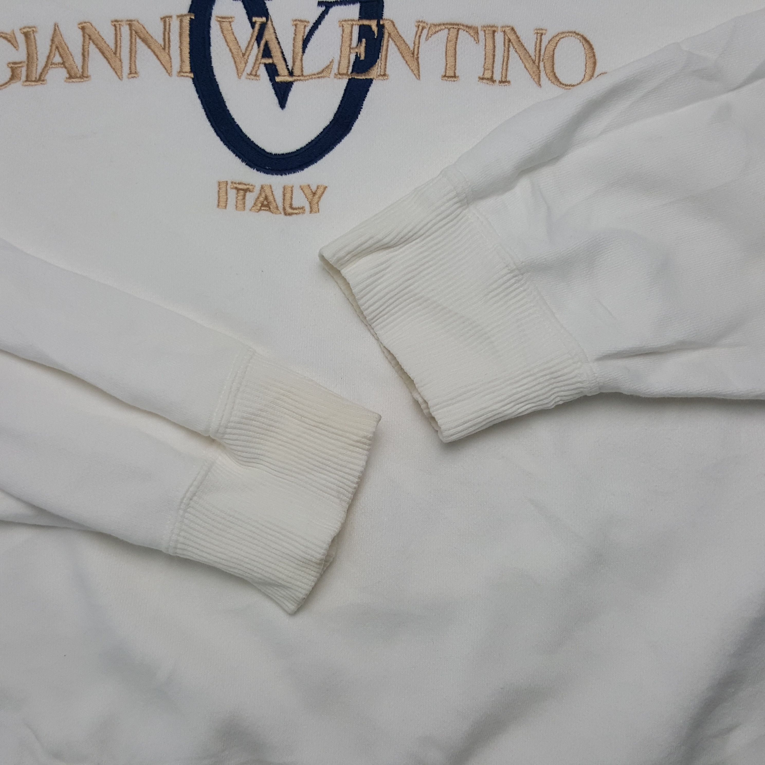 Gianni Valentino × Valentino × Vintage Vintage Gianni Valentino Embroidery Sweatshirt Size US XXL / EU 58 / 5 - 6 Thumbnail
