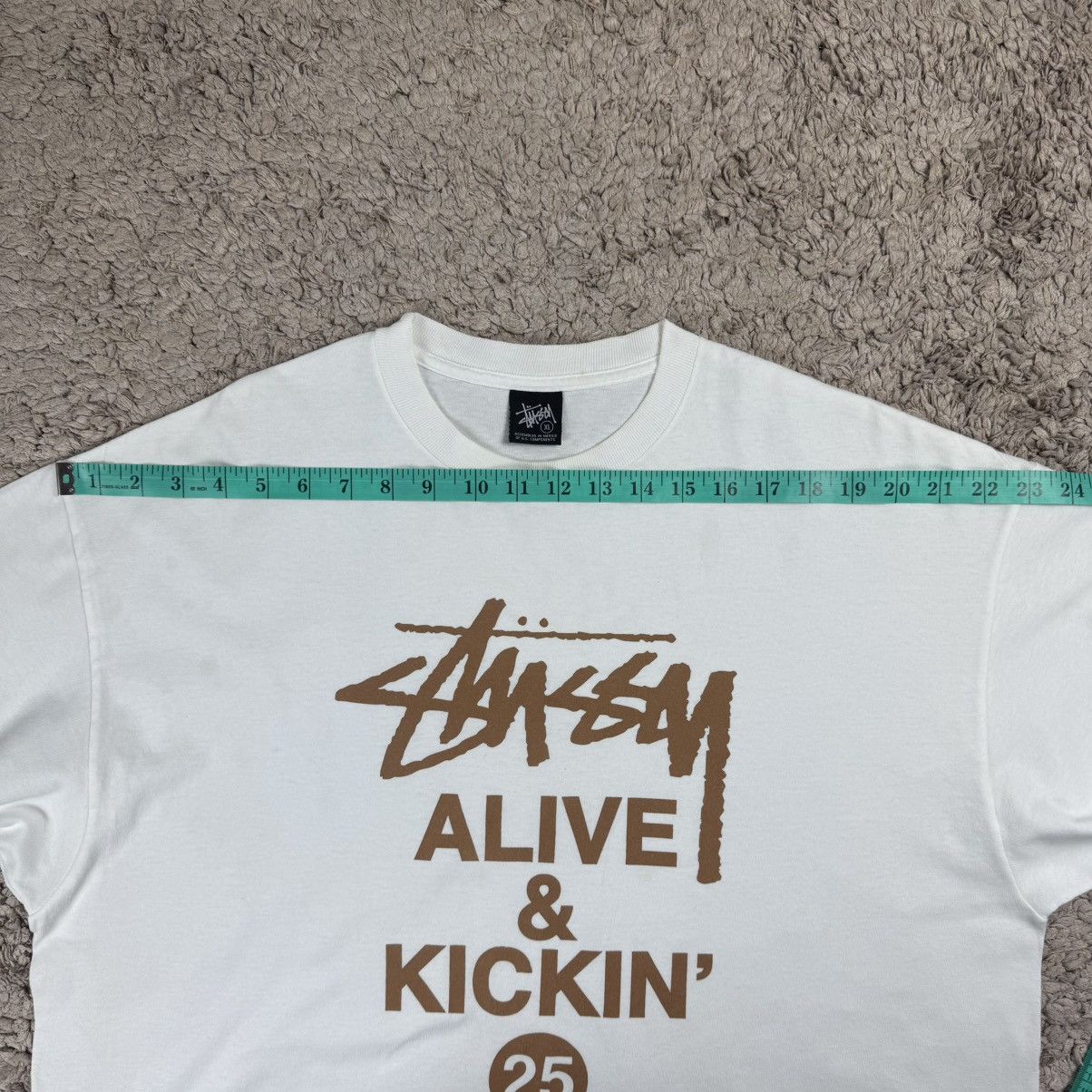 Stussy Vintage Stussy Alive & Kickin’ 25 Anniversary T-shirt Size US XL / EU 56 / 4 - 16 Thumbnail