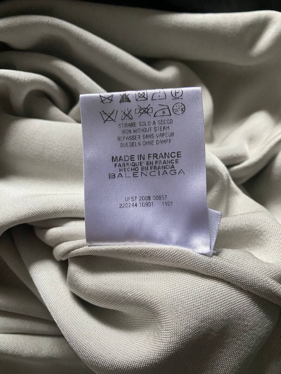 Balenciaga BALENCIAGA COWL NECK ASYMMETRIC SLEEVELESS CHROME GREY DRESS Size M / US 6-8 / IT 42-44 - 12 Thumbnail