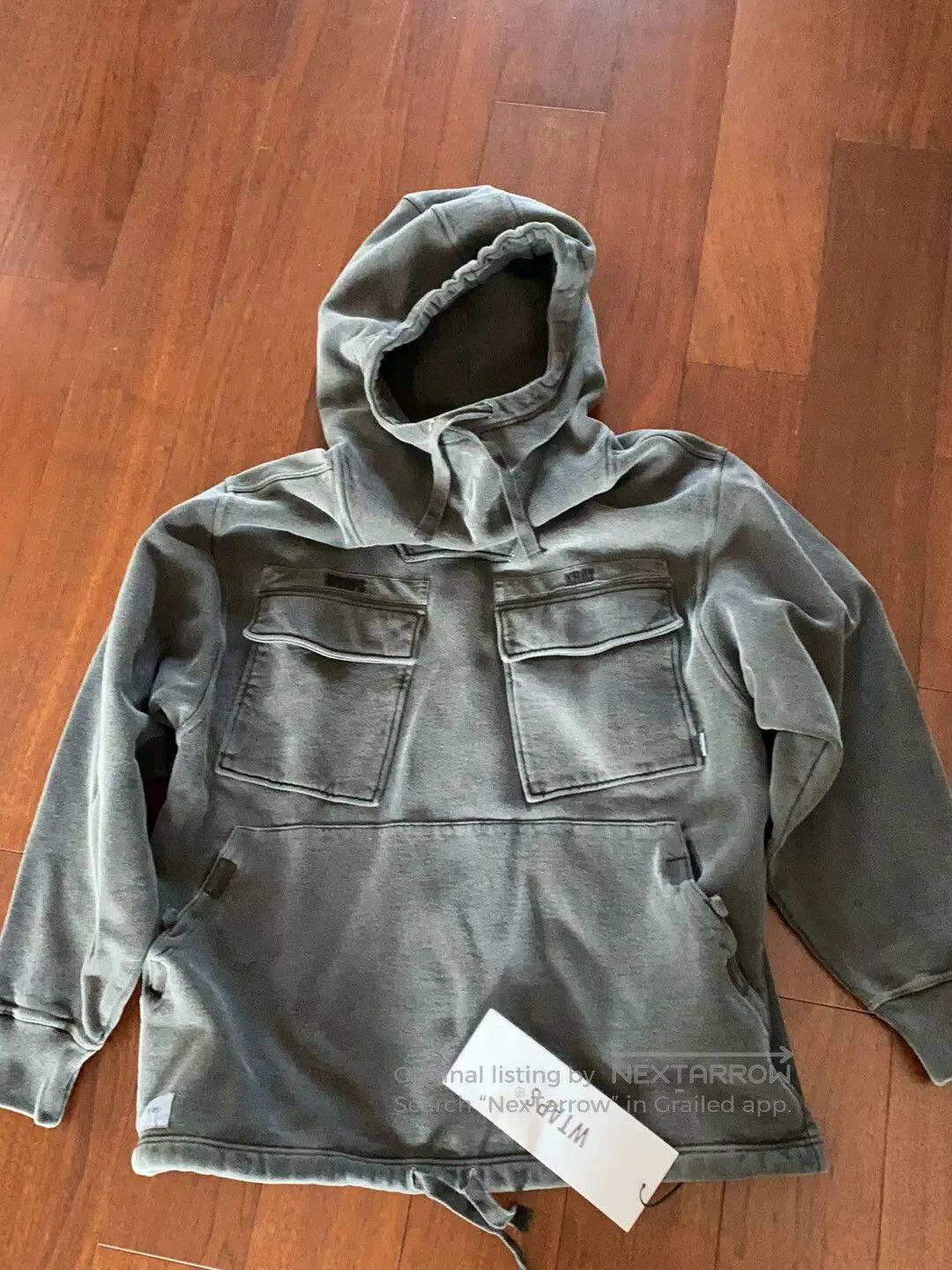 Wtaps WTAPS Washed Dye Oversized Hoodie. Size US L / EU 52-54 / 3 - 1 Thumbnail