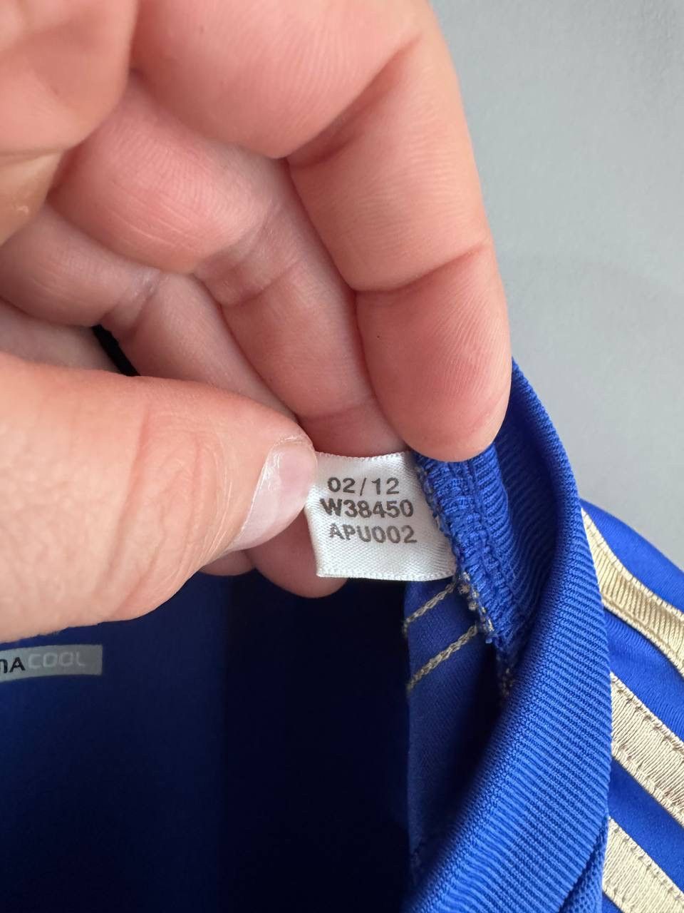Adidas Chelsea FC 2012/13 Home Long Sleeve Soccer Jersey, Size M Size US M / EU 48-50 / 2 - 15 Thumbnail