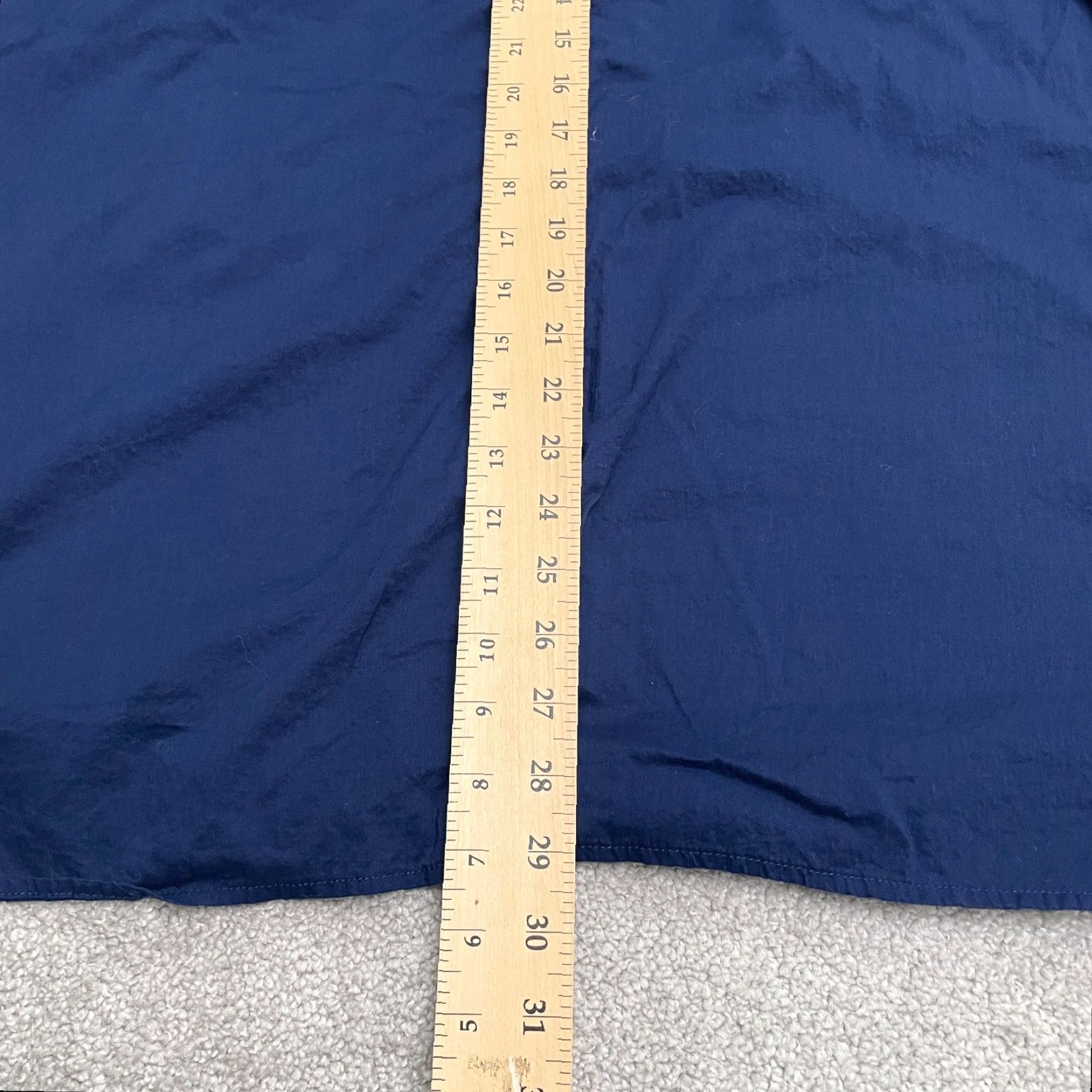 Lands' End Lands' End Midi Shirt Dress Womens XS Navy Blue Long Sleeve Button Down Casual Shirt Dress Womens XS Navy Blue Long Sleeve Button Down Casual Size XS / US 0-2 / IT 36-38 - 7 Thumbnail