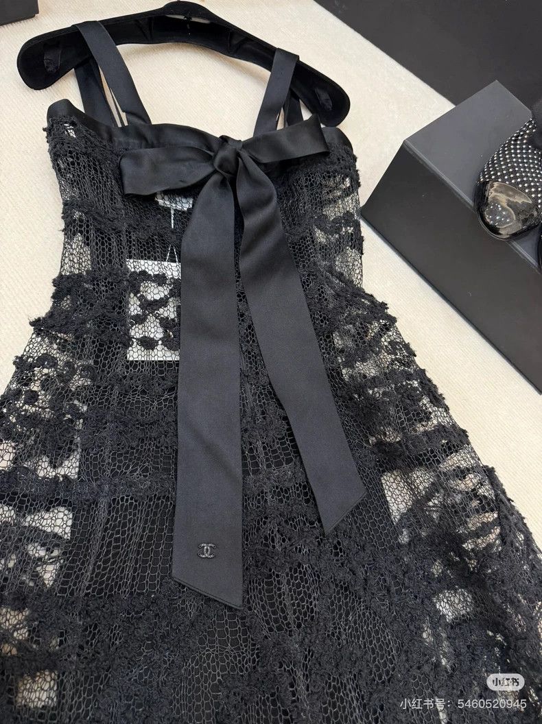 Chanel Chanel 25s spring and summer show black hollow three-dimen Size XS / US 0-2 / IT 36-38 - 9 Thumbnail